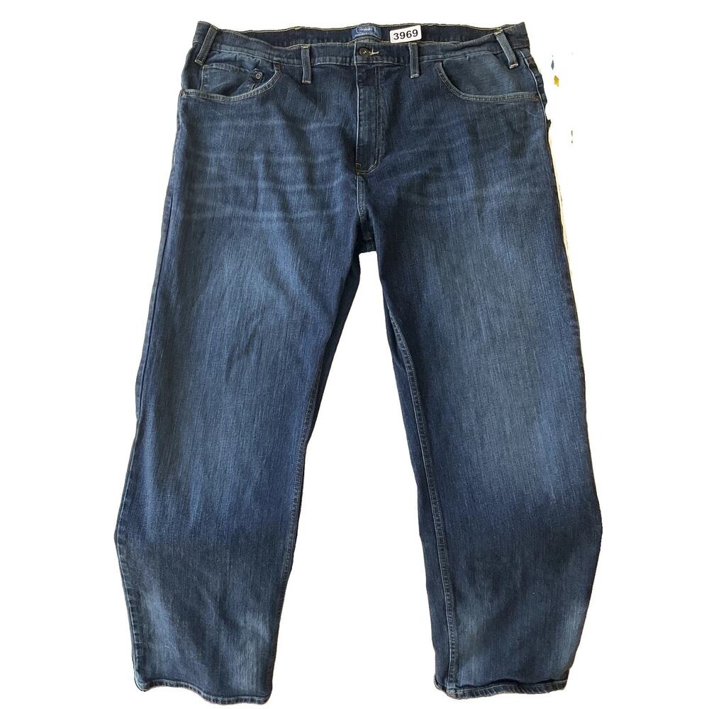 The Foundry Supply Co. Men Jeans 46X34 Blue Denim Young Men's Flex Button